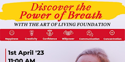 Discover the Power of Breath - With the Art of living foundation