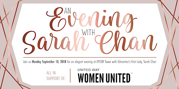 An Evening With Sarah Chan