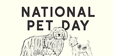 National Pet Day Happy Hour