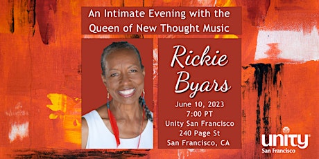 Rickie Byars: An Intimate Night with the Queen of New Thought Music