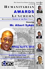 The Hamer Institute @ COFO Honors Mr. Albert Sykes primary image