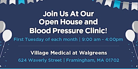 Framingham Blood Pressure Clinic and Open House