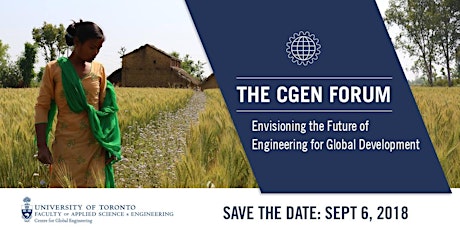 The CGEN Forum: Engineering Research and Innovation for Poverty Reduction primary image