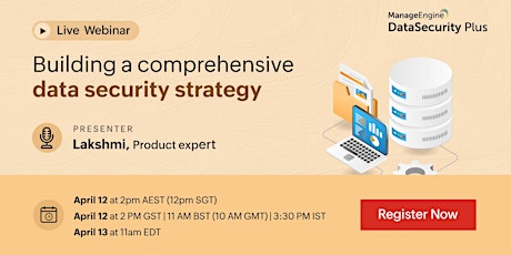 Building a comprehensive data security strategy