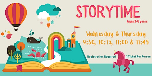 Storytime-March 29th or 30th