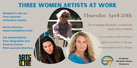 Arts Alive at Artaluma : Three Women Artists at Work