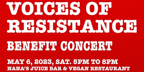 Voices of Resistance - Benefit Concert for Hands Off Uhuru!
