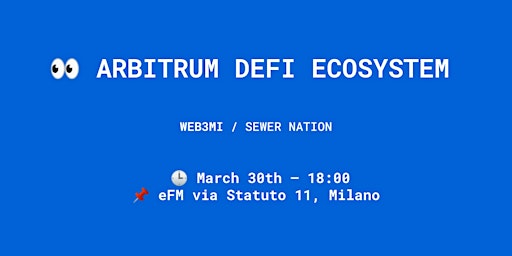 Web3Mi – Arbitrum DeFi Ecosystem