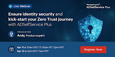 Ensure identity security and kick-start your Zero Trust journey with ADSSP