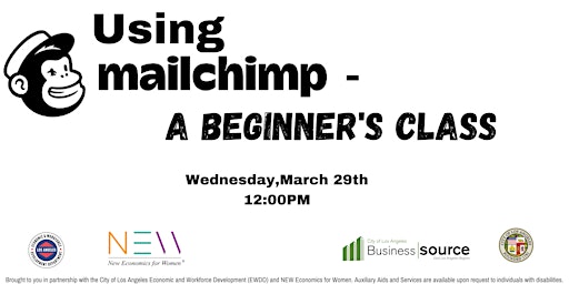 Using mailchimp - A Beginner's Class