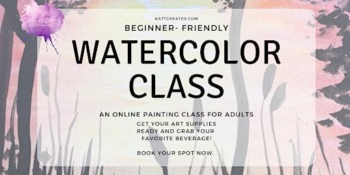Beginner Watercolor Painting Class primary image
