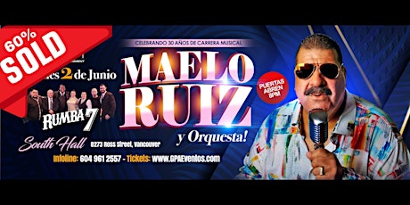 Maelo Ruiz Celebracion 30 Años de Carrera Musical