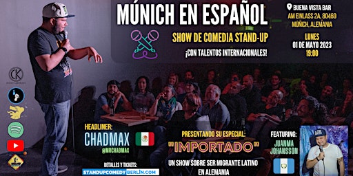 Múnich en Español - Un show de comedia stand-up | con Chadmax y Juanma J.
