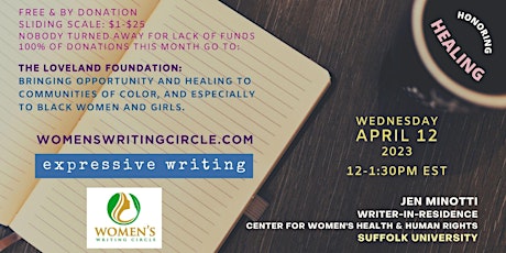 Women's Writing Circle (WWC) - April 12, 2023