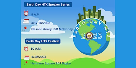 Earth Day HTX 2023 - Three Day Event Registration