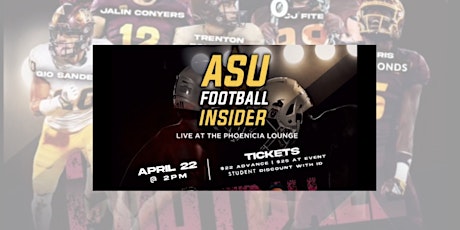 ASU Football Insider - LIVE at the Phoenicia Lounge