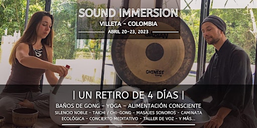 ⚠️ ¡Últimos cupos! Retiro Sound Immersion - Villeta - 20 al 23 abril 2023