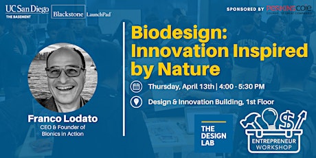 Entrepreneur Workshop - Biodesign: Innovation Inspired by Nature