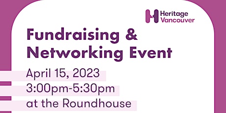 Heritage Vancouver Fundraiser & Social