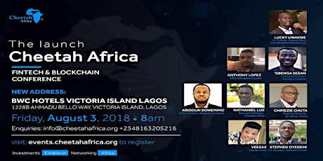 Cheetah Africa Launch - FinTech and Blockchain Conference 2018