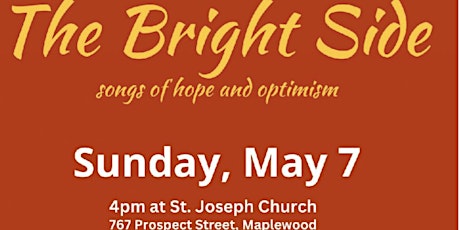 The Bright Side--Maplewood Glee Club's Annual Spring Concert