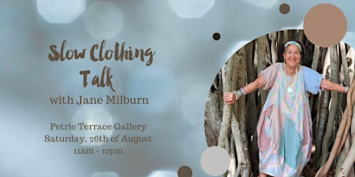 Slow Clothing Talk with Jane Milburn primary image
