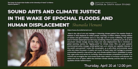 Shumaila Hemani: Sound Arts and Climate Justice