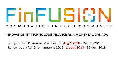 FinFusion Devenez membre 2019 / Jumpstart FinFusion membership 2019 primary image