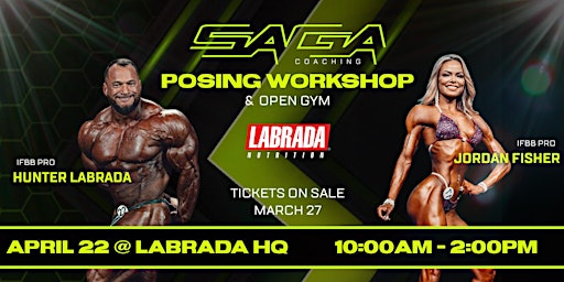 Saga Coaching Posing Workshop & Open Gym