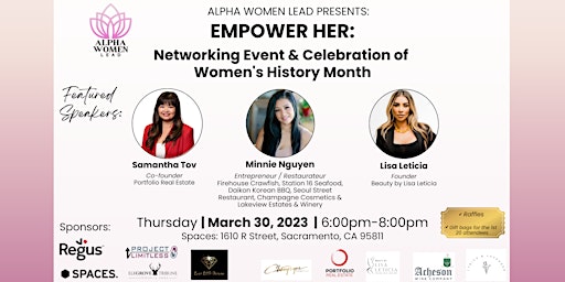 Empower Her: Networking Event and Celebration of Women's History Month