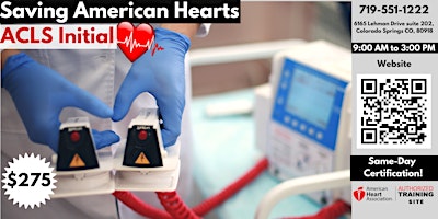 AHA ACLS Initial Certification (Free BLS) primary image
