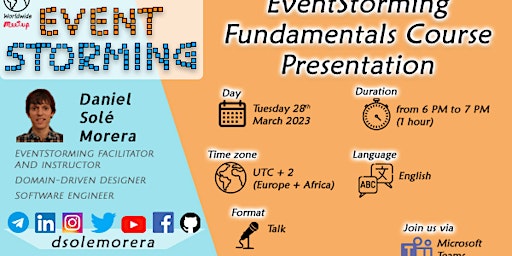 EventStorming Fundamentals Course Presentation