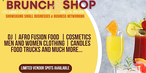 Brunch & Shop 2023 - Pop Up Shop