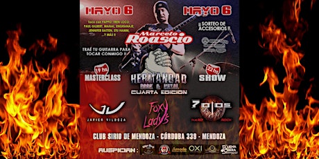 Masterclass de Marcelo Roascio - Show de Roascio junto a bandas de Mendoza