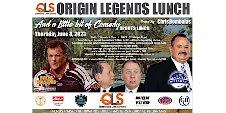 Hauptbild für Great Keppel Island Hideaway QLS Origin Legends Lunch June 8th 2023