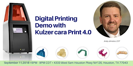 Digital Printing Demo with Kulzer cara Print 4.0 primary image