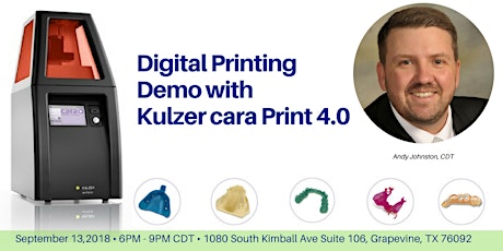 Digital Printing Demo with Kulzer cara Print 4.0 primary image