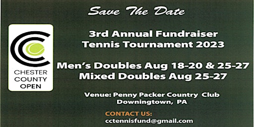 Third Annual Fundraiser Tennis Tournament