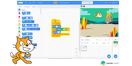Scratch Coding Camp For Ages 8 to 12