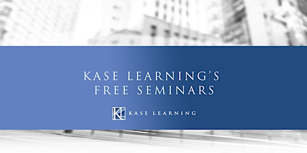 New York City | Kase Learning’s Free Seminars