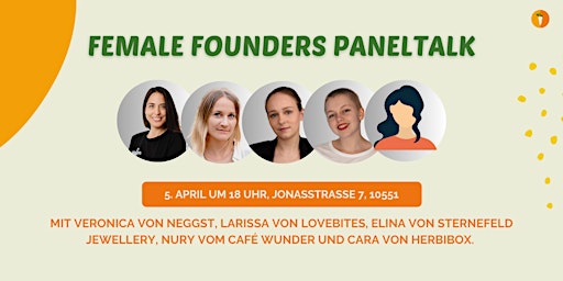 Female Founders Paneltalk