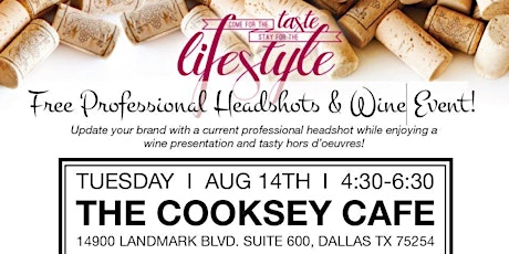 Realtor Event - Complimentary Professional Headshot and Wine Tasting