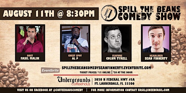 Spill the Beans Comedy Show- Sean Finnerty