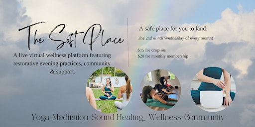 The Soft Place: A FREE live virtual Restorative Yoga class primary image