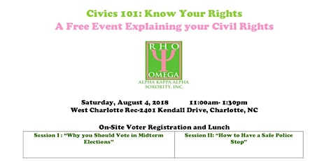 Civics 101 - Know Your Rights primary image