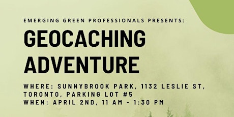 Emerging Green Professionals Present: Geocaching