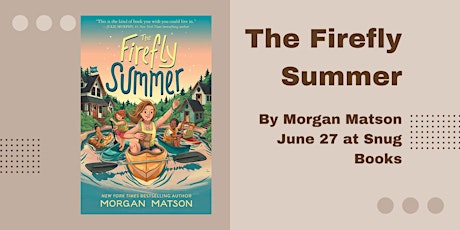 June Middle School Book Club- The Firefly Summer