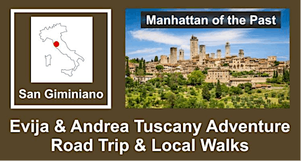 Discover Italy with us -San Giminiano-aka "Manhattan of the Past"  -UNESCO-
