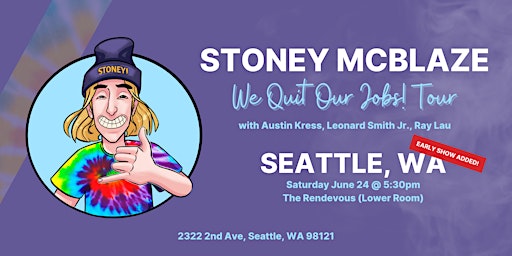 Primaire afbeelding van Comedy Show Seattle WA - We Quit Our Jobs! Tour (EARLY SHOW)