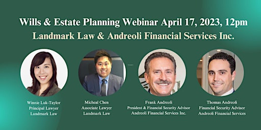 Wills and Estate Planning (Free Legal Education Webinar)